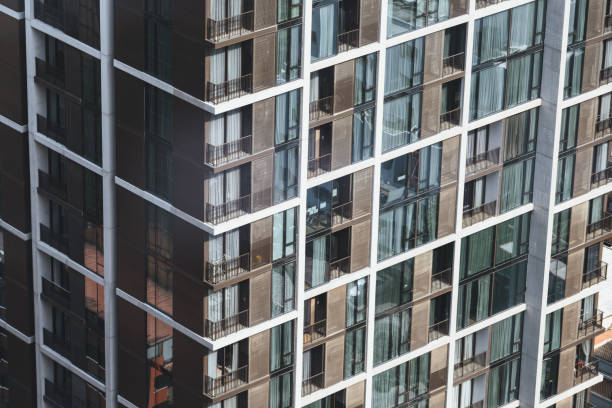 High-rise apartment building in a popular property buying location in Dubai.